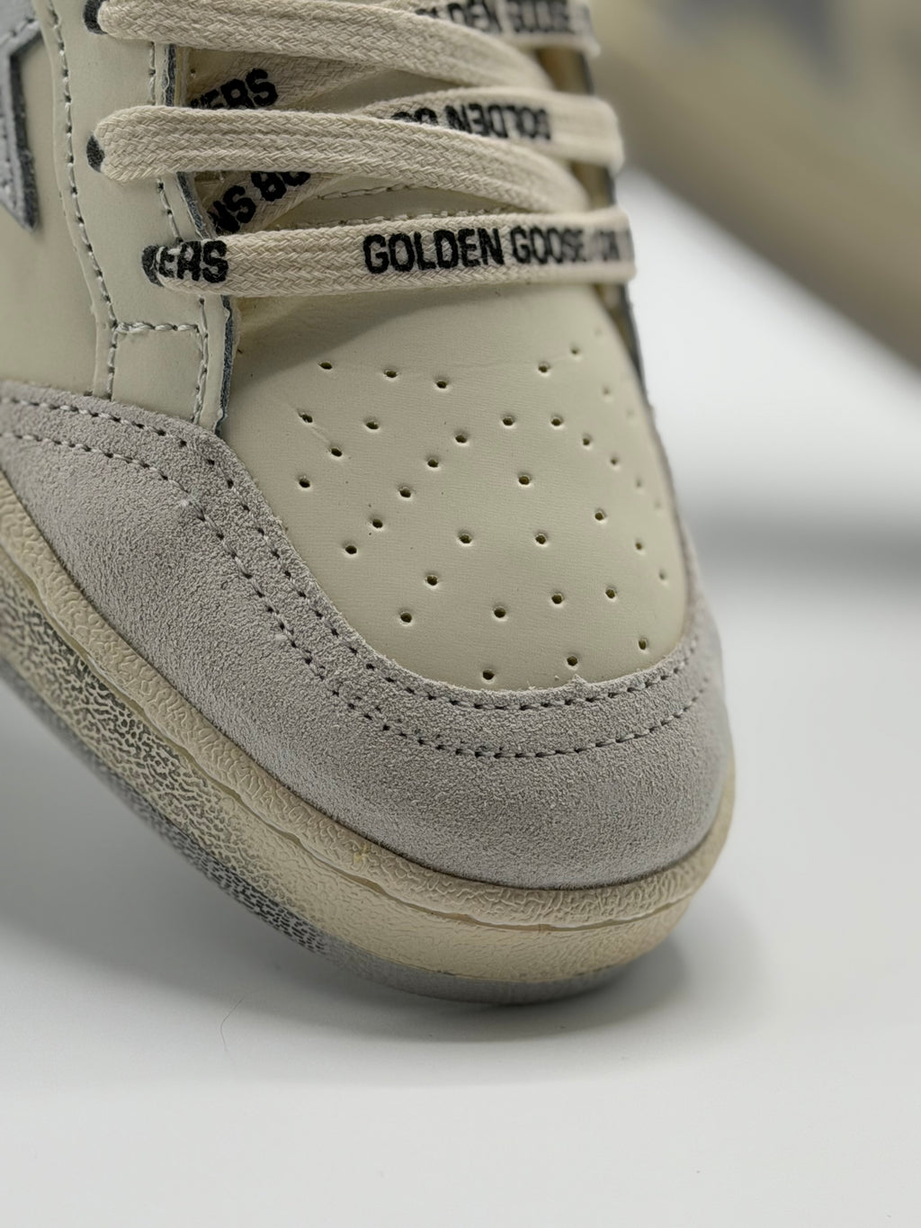 Golden Goose Ball Star “White Silver” | Blanco-Gris