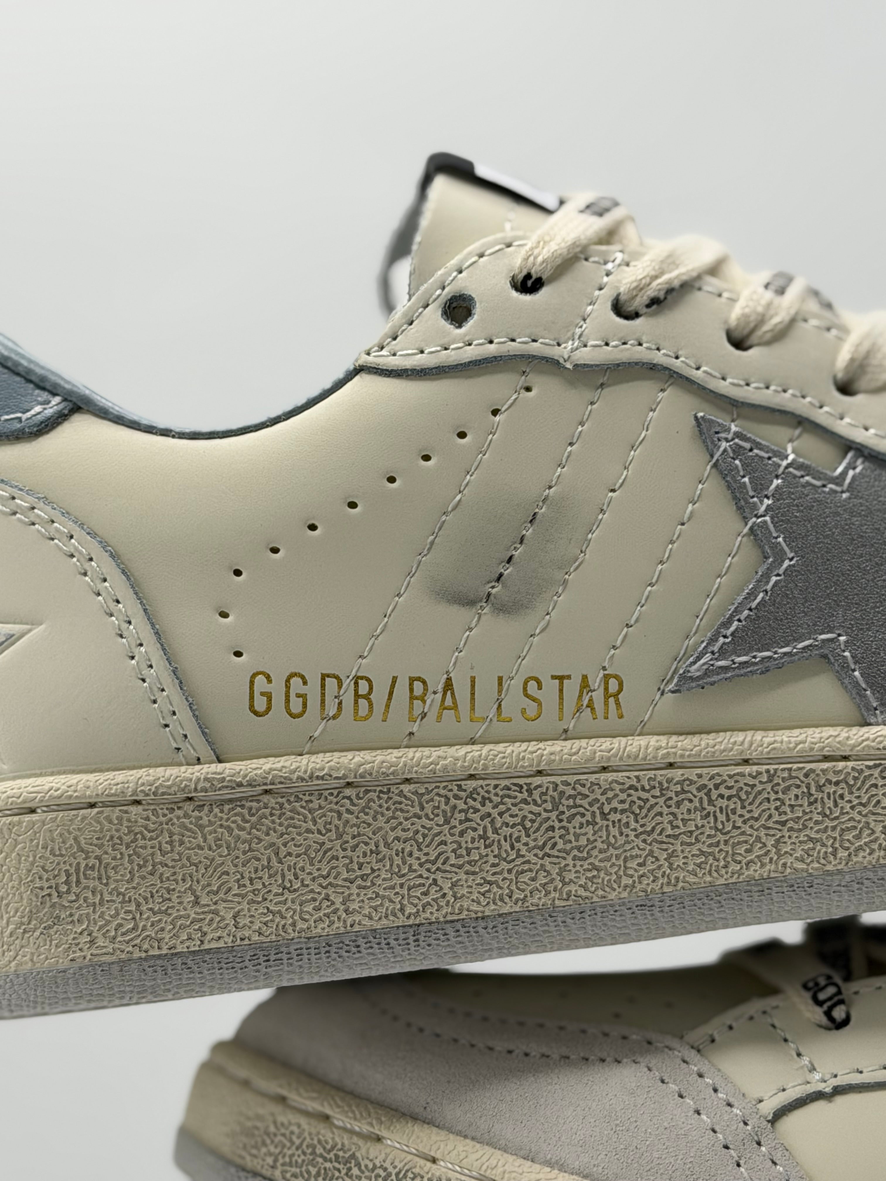 Golden Goose Ball Star “White Silver” | Blanco-Gris