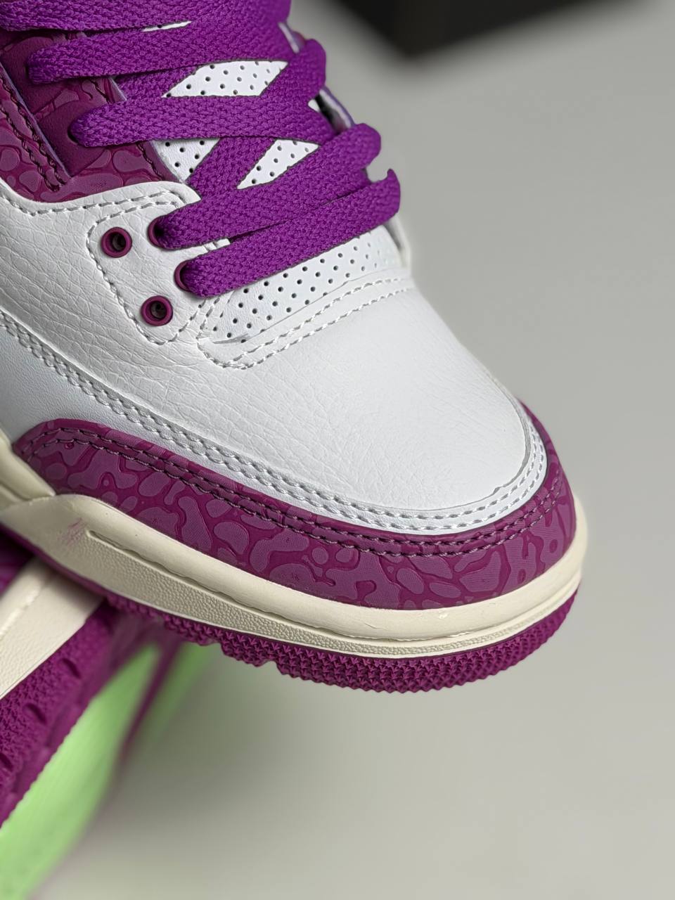 Jordan Retro 3 'Vivid Purple' | Blanco-Purpura