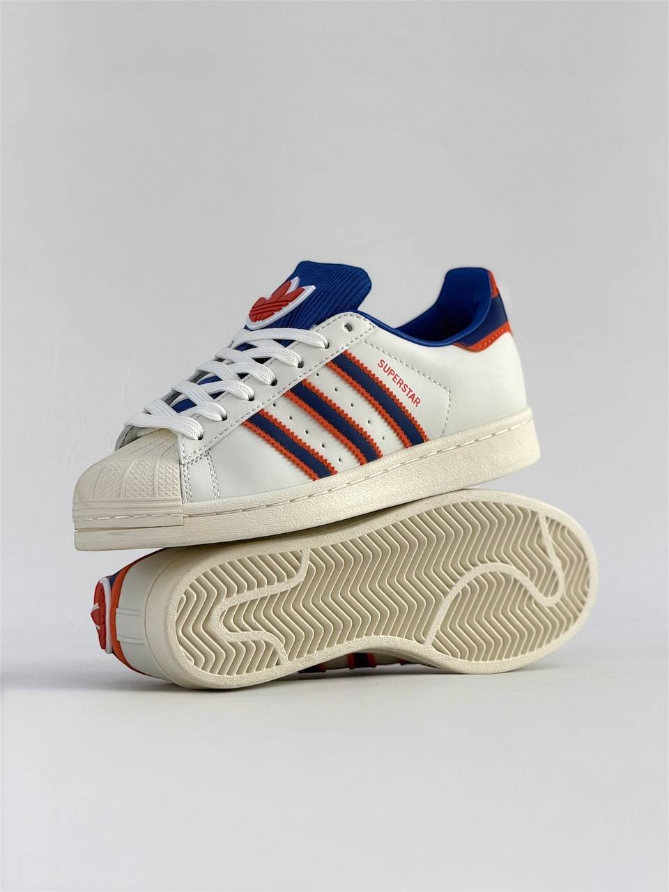 Super Star 'White Royal Blue' | Blanco-Azul-Naranja