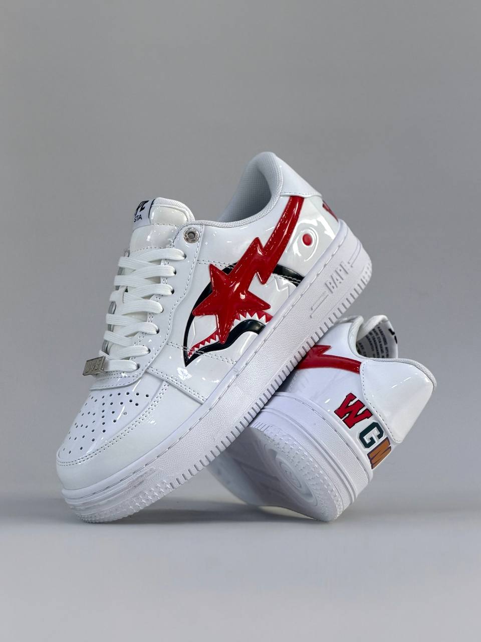 Bape Sta Low Shark | Blanco-Rojo