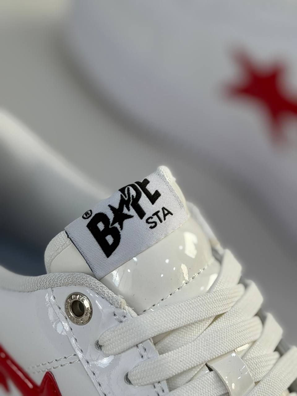Bape Sta Low Shark | Blanco-Rojo