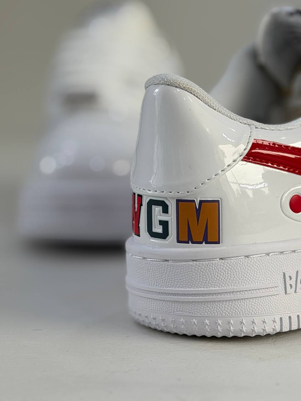 Bape Sta Low Shark | Blanco-Rojo