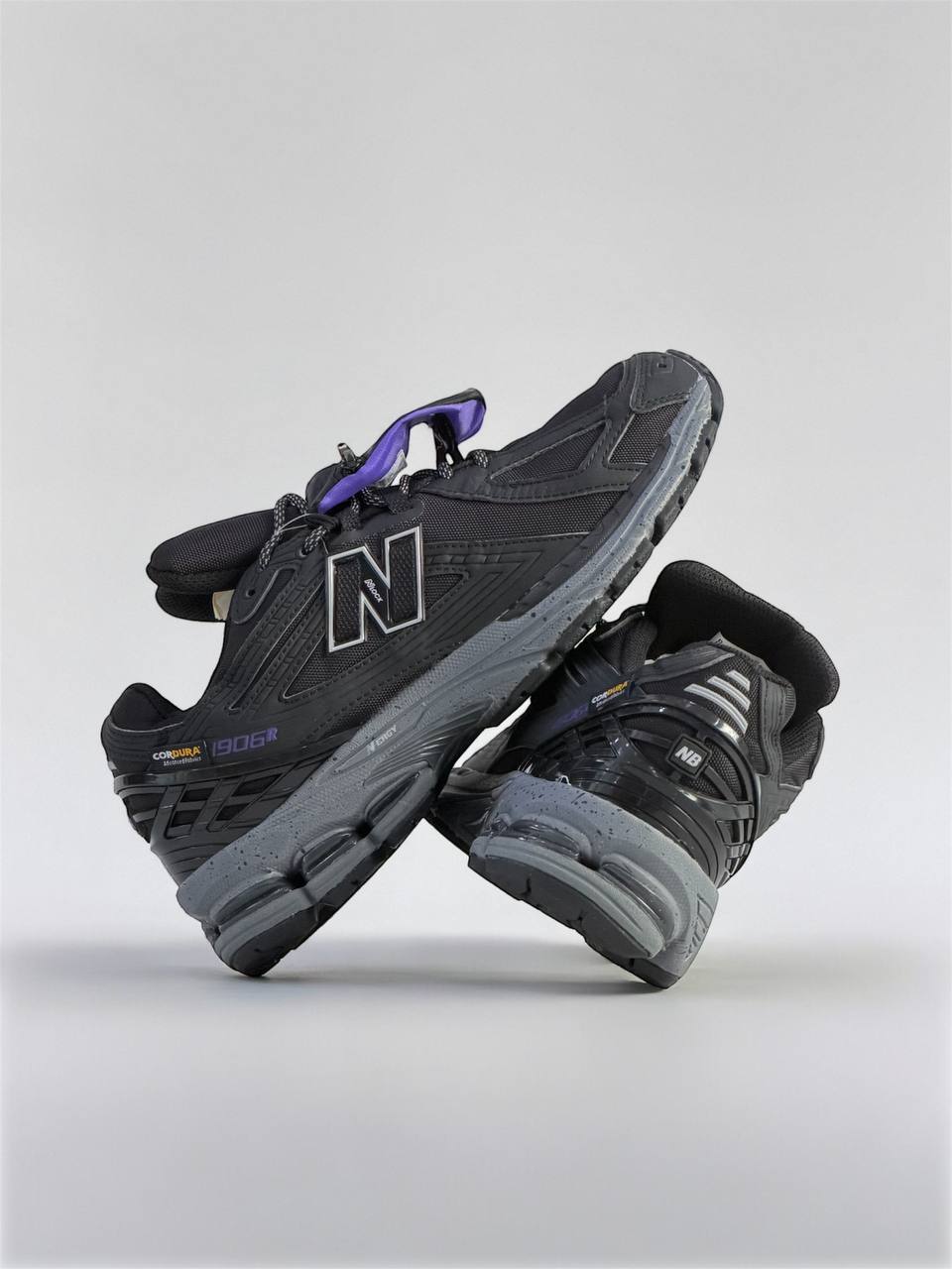 New Balance 1906R - Black / Prism Purple / Castlerock – Kith. | Púrpura-Negro