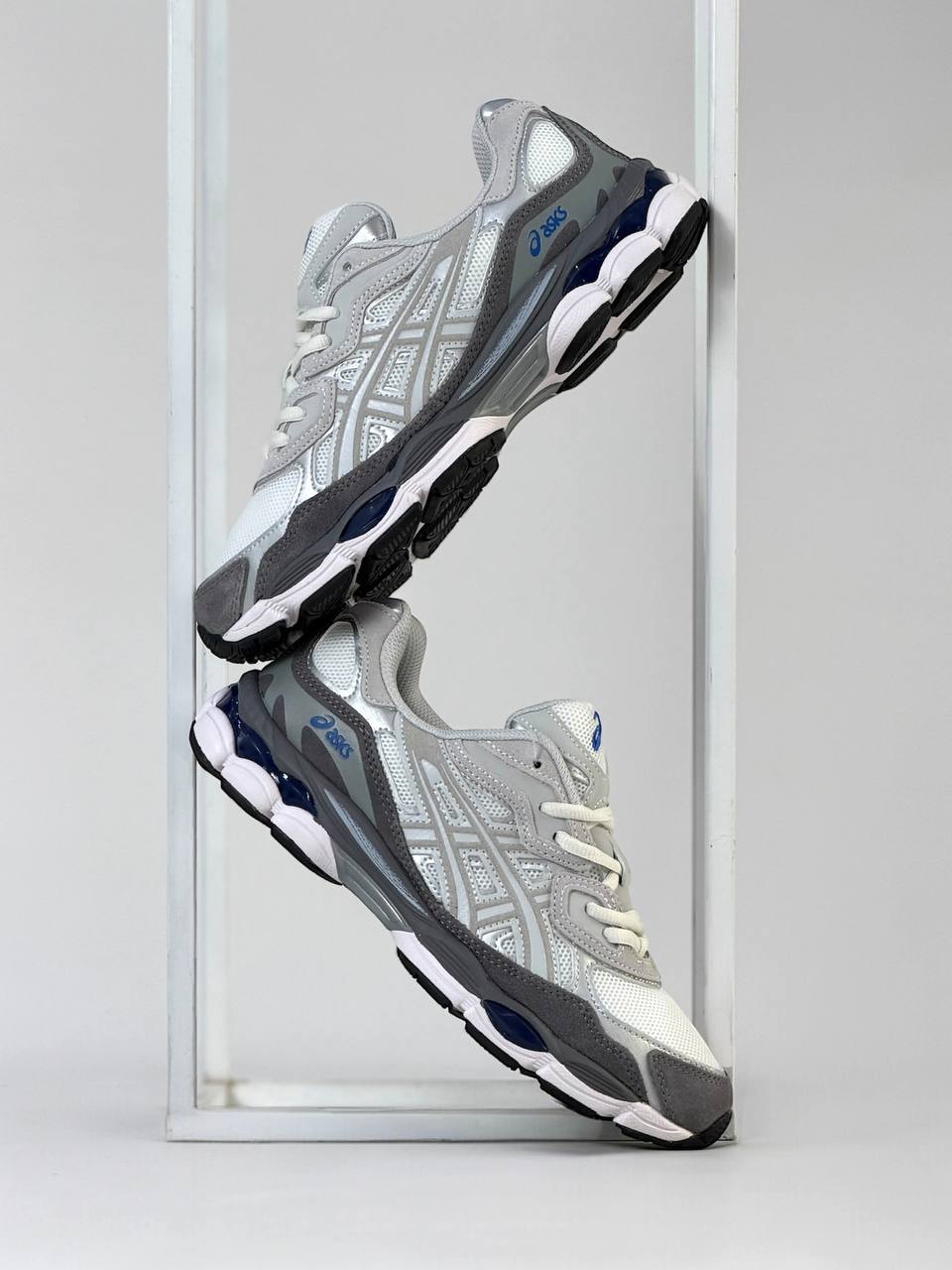 ASICS Tenis Gel-NYC Glacier Grey/Gravel | Gris-Azul-Blanco