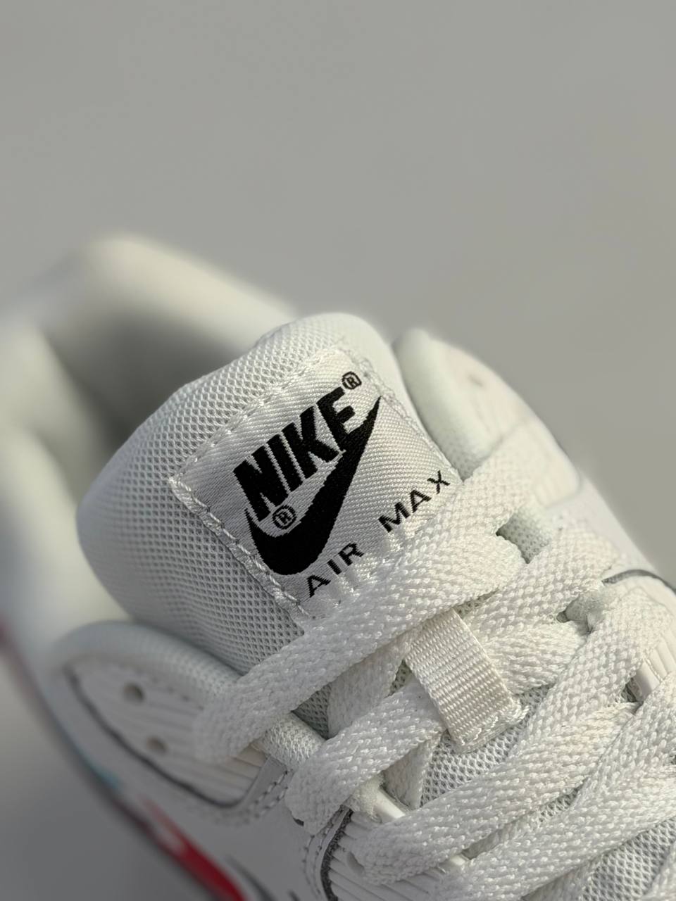 Air Max 90 White Multi Swoosh | Blanco
