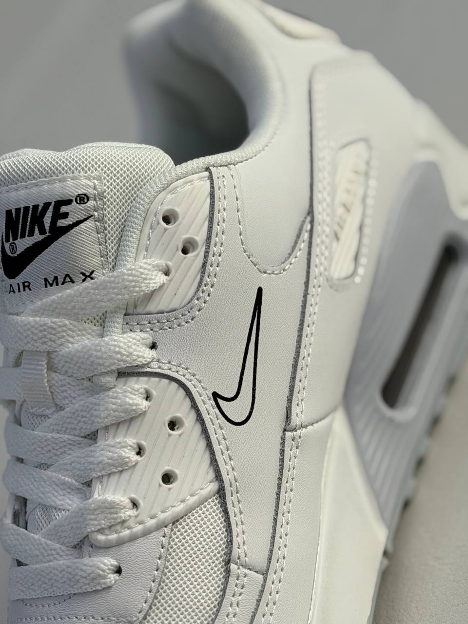 Air Max 90 White Multi Swoosh | Blanco