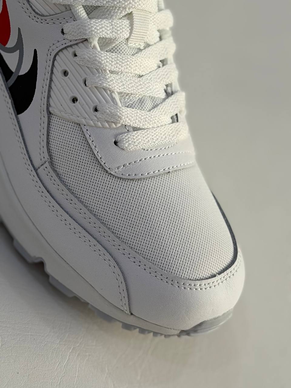 Air Max 90 White Multi Swoosh | Blanco