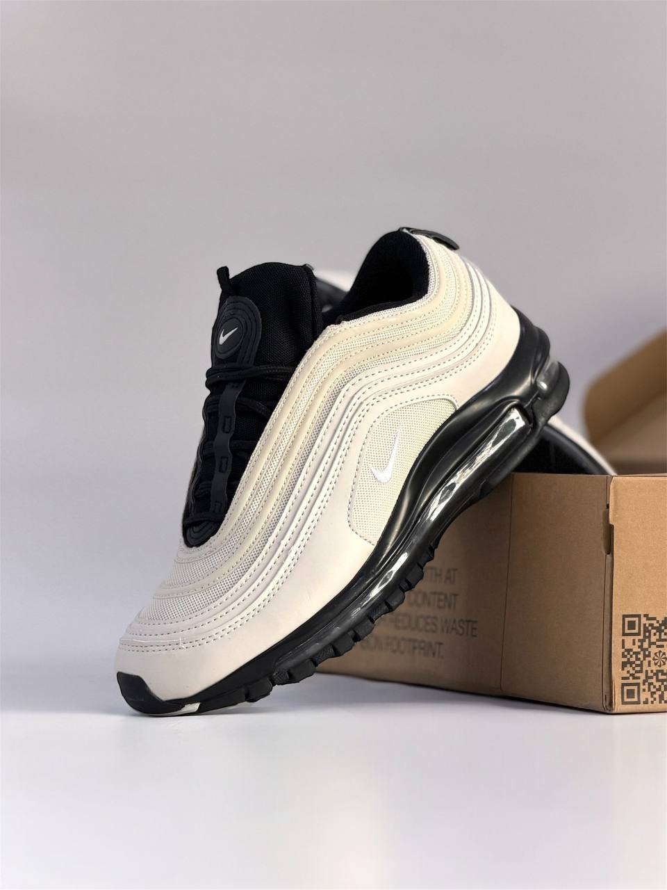Air Max 97 Light Bone | Beige-Negro
