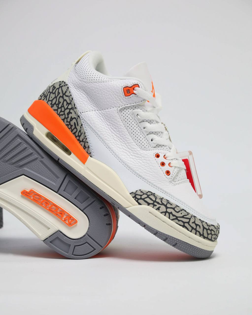 Air Jordan Retro 3 Georgia Peach | Blanco-Naranja