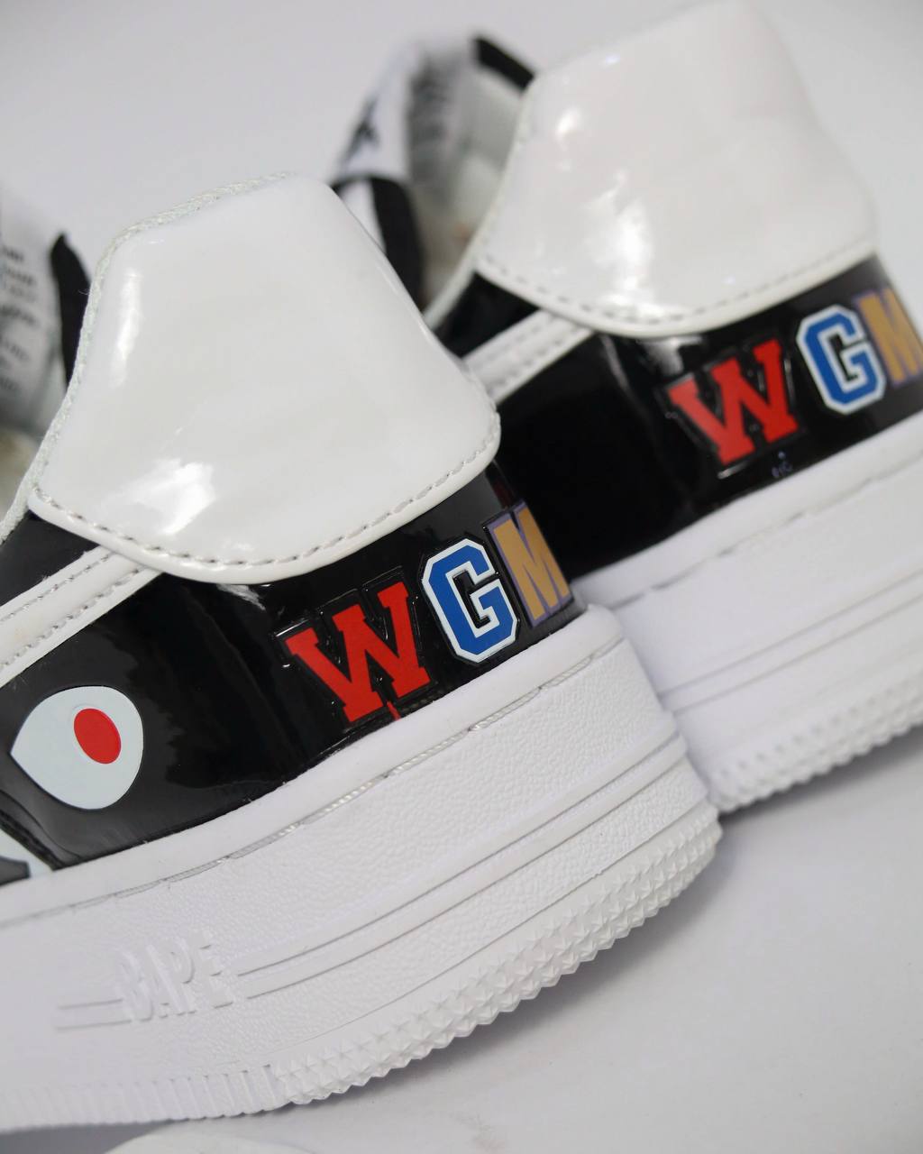 Bape STA Block Shark Black | Blanco-Negro