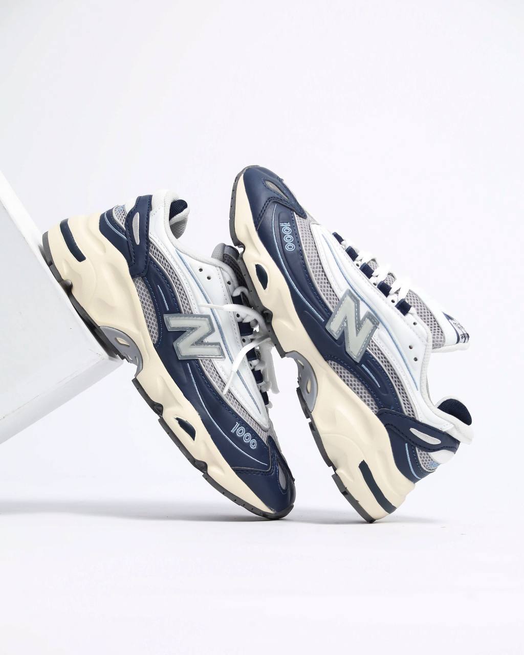 New Balance 1000 Navy Sea Salt | Azul-Blanco