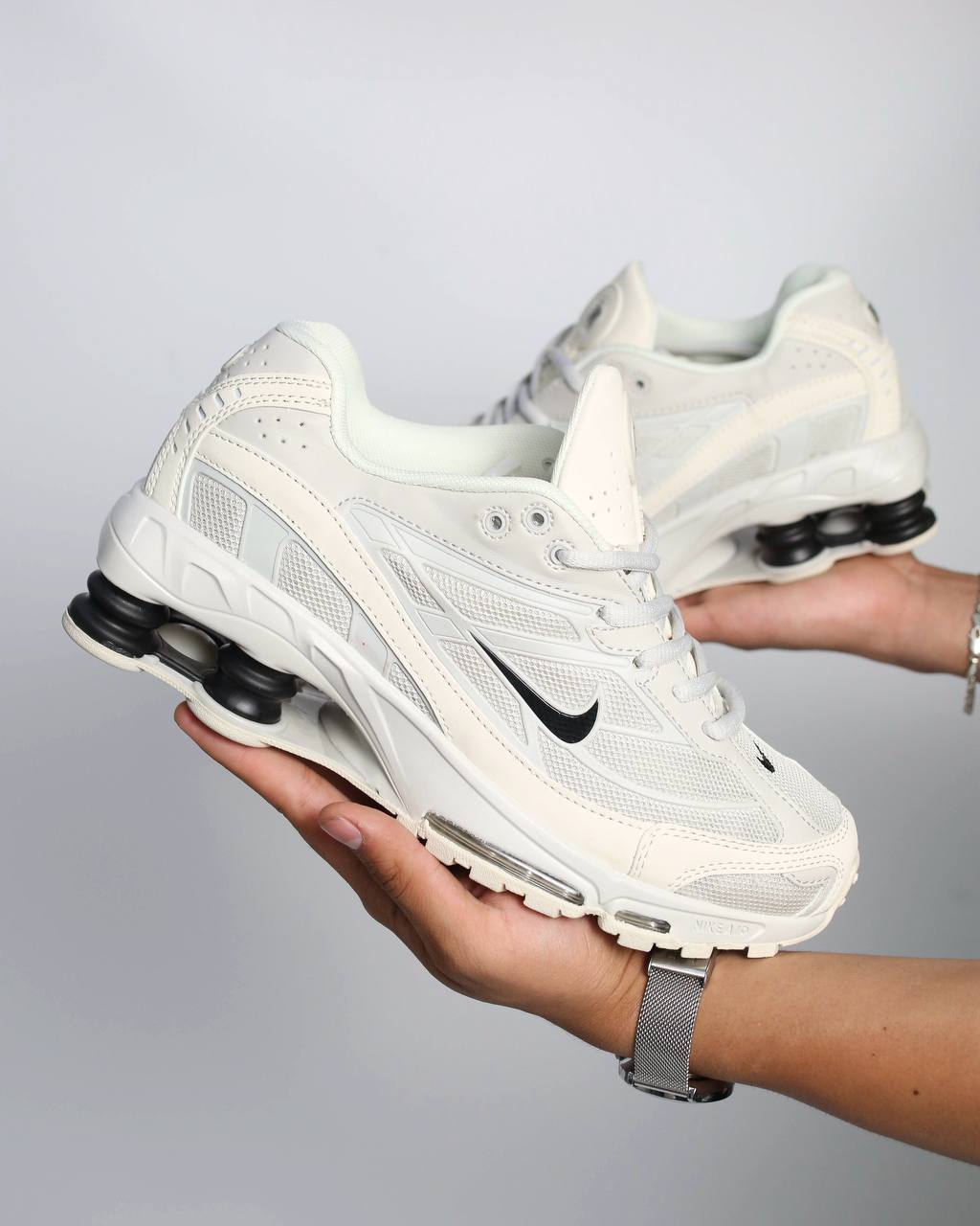 Nike Shox Ride 2 Light Bone Metallic Black | Beige-Negro