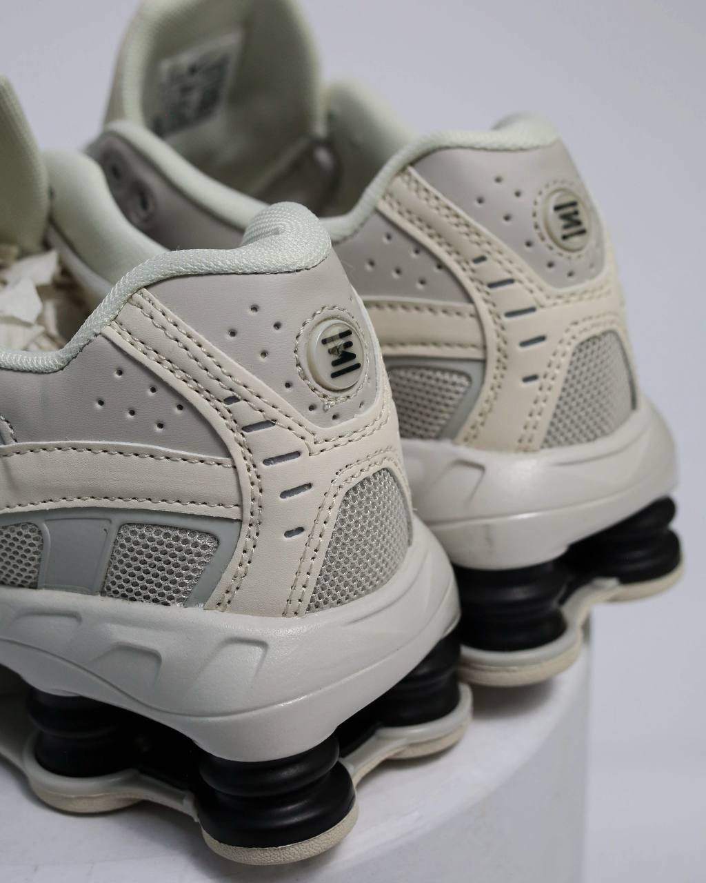 Nike Shox Ride 2 Light Bone Metallic Black | Beige-Negro