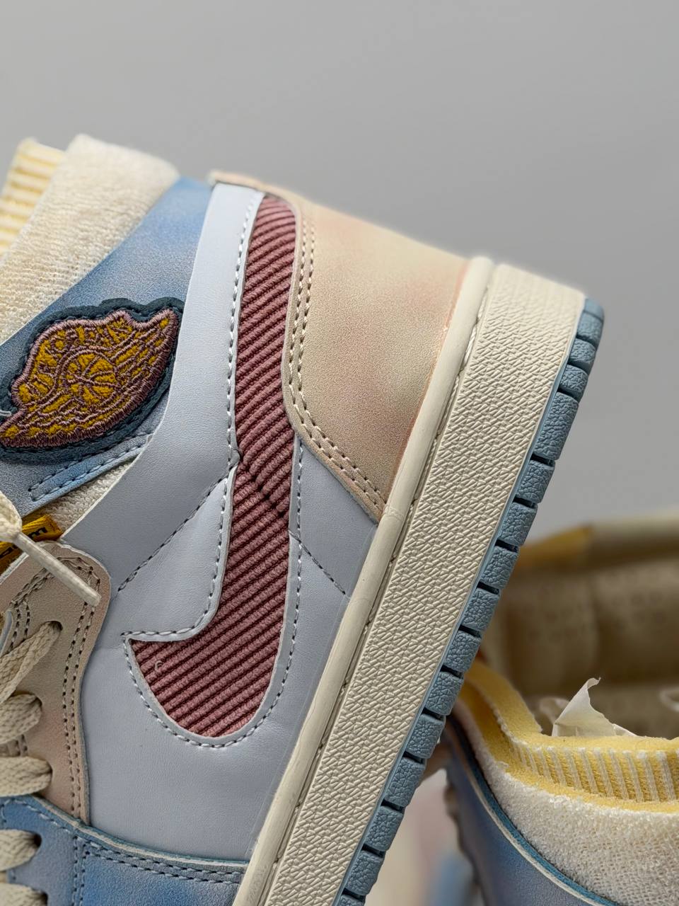 Air Jordan 1 Zoom Celestine | Beige-Azul-Rosa