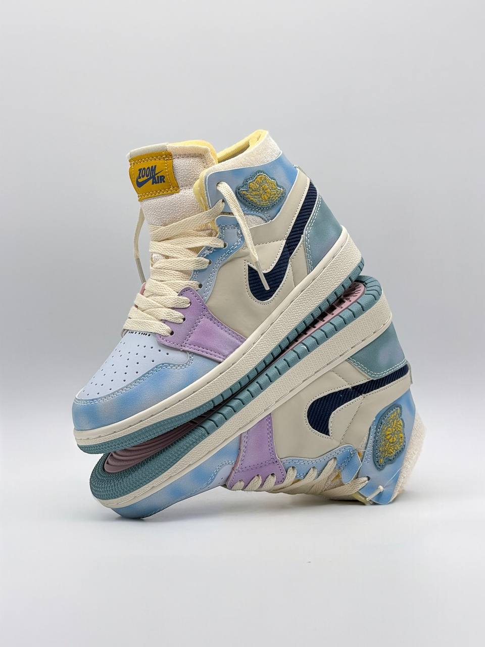 Nike Air Jordan 1 High Zoom Air CMFT Celestine | Beige-Azul-Rosa