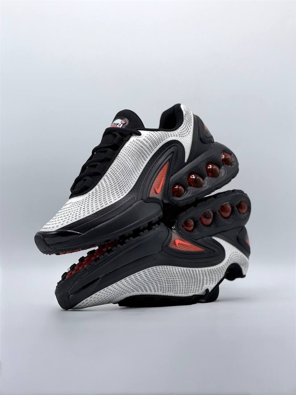 Nike Tenis Air Max Dn Pale Ivory | Negro-Blanco-Naranja