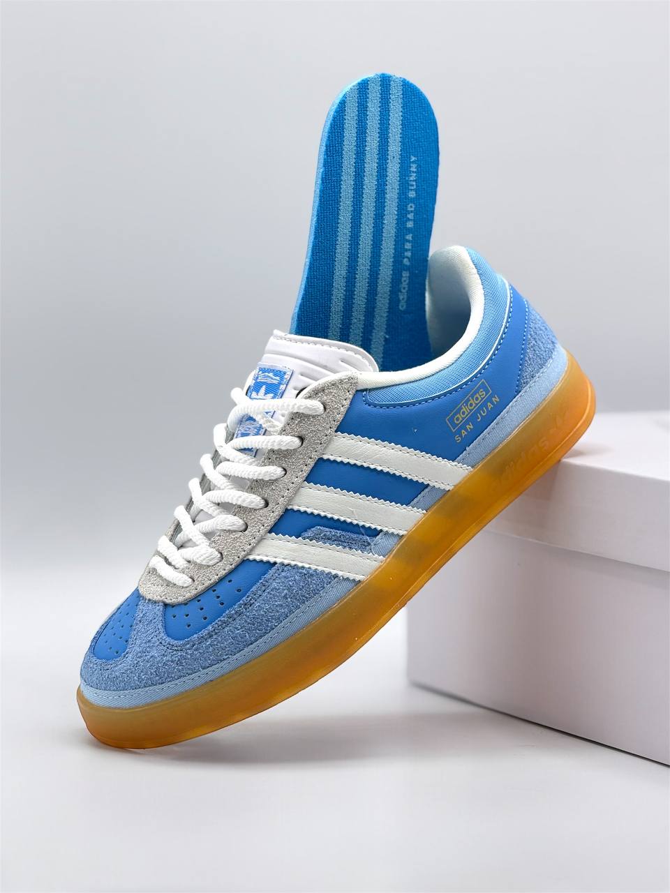 Adidas Gazelle San Juan x Bad Bunny | Azul-Blanco