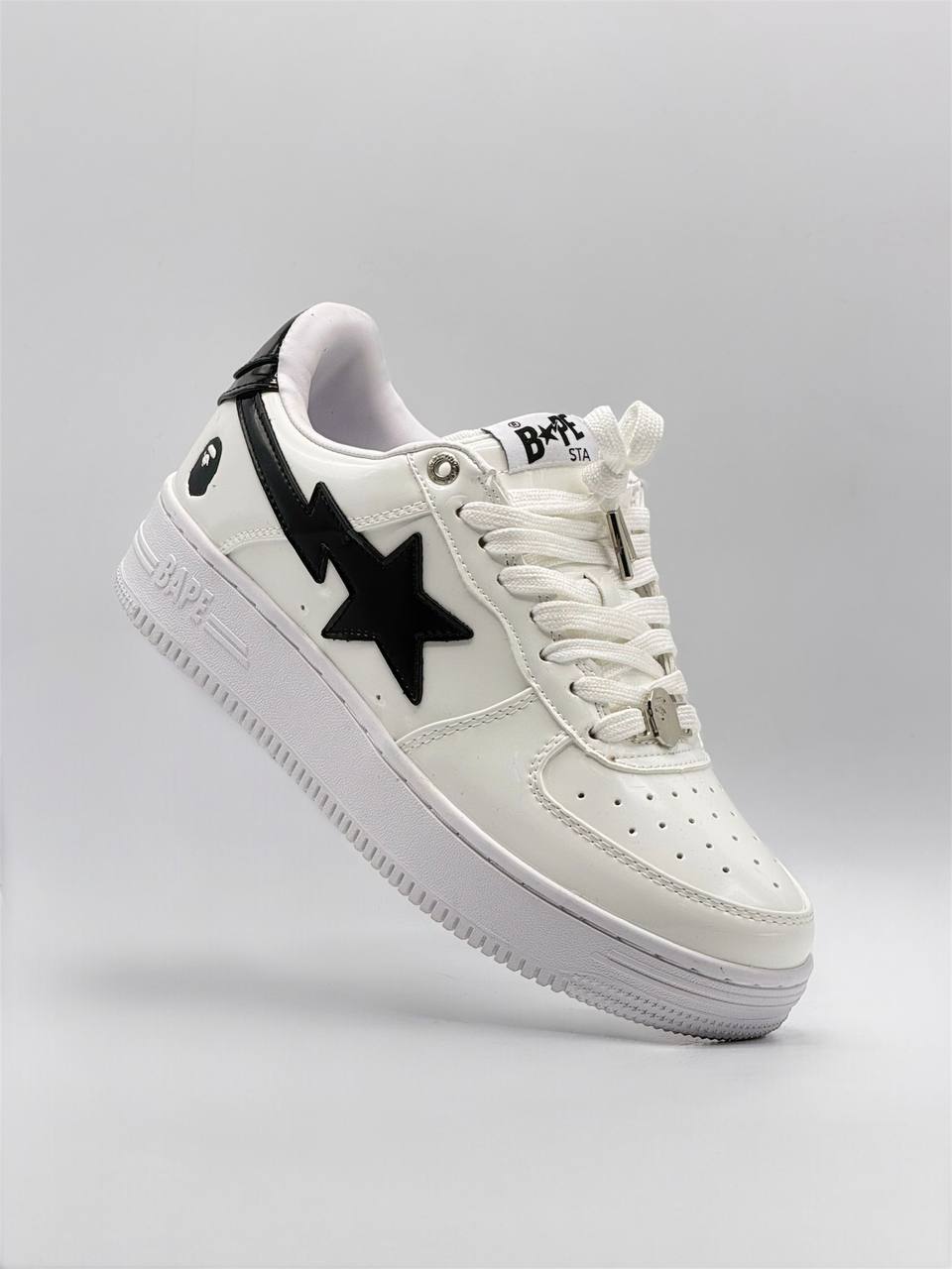 BAPE STA Low | Blanco-Negro