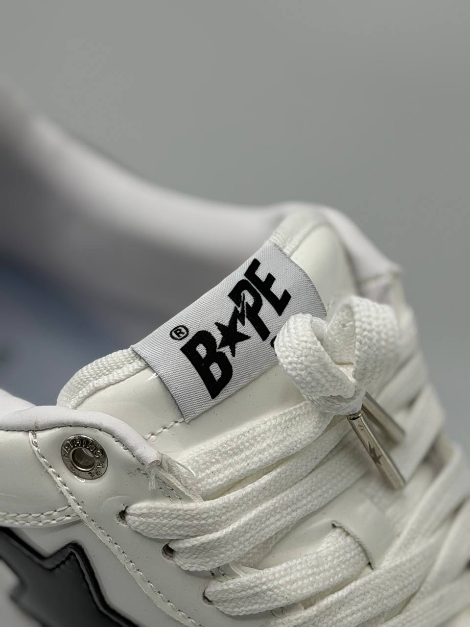 BAPE STA Low | Blanco-Negro