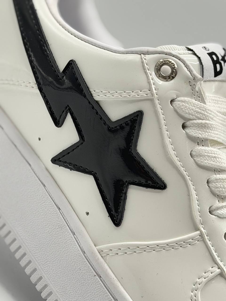 BAPE STA Low | Blanco-Negro