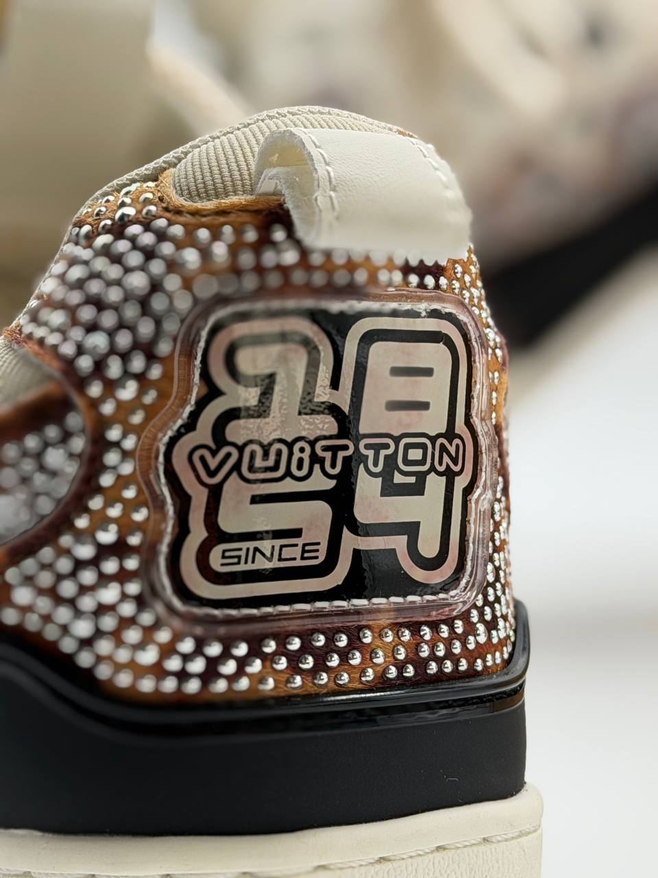 Louis Vuitton Skate “Leopard Pearl” | Beige-Marrón