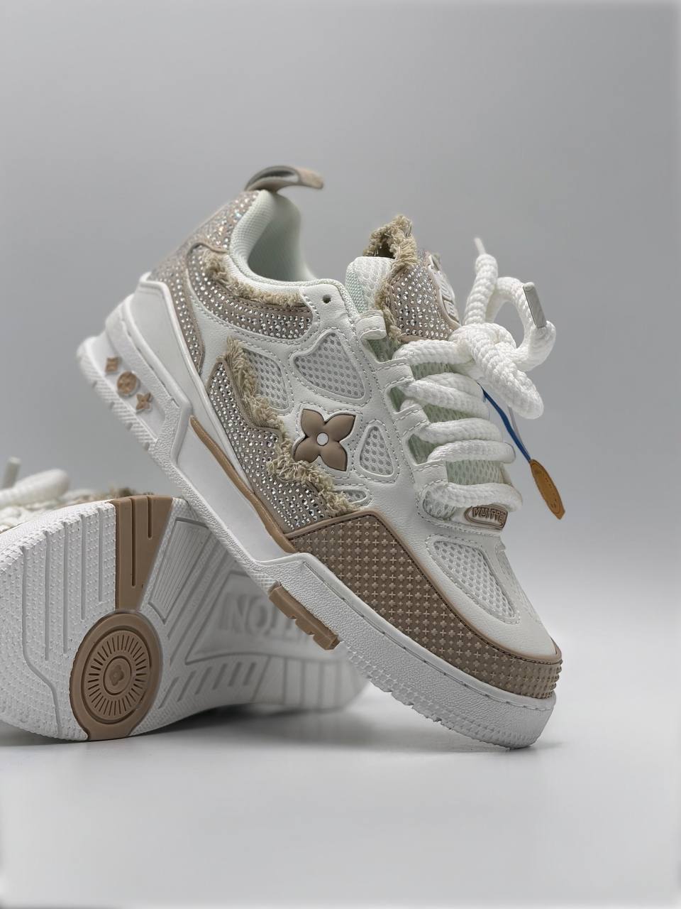 Louis Vuitton Skate x Swarovski White | Beige-Blanco |