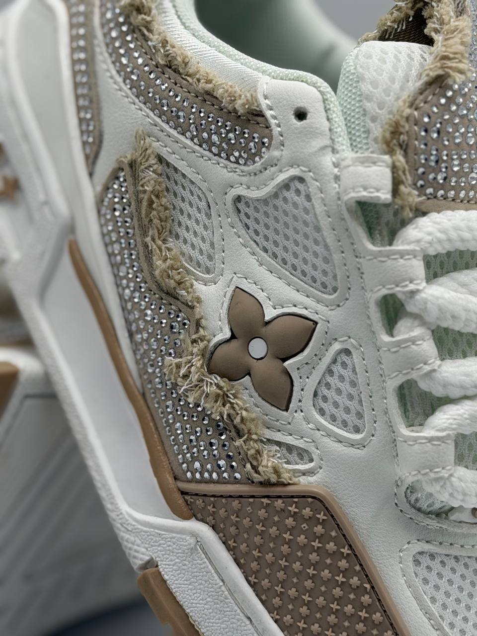 Louis Vuitton Skate x Swarovski White | Beige-Blanco |