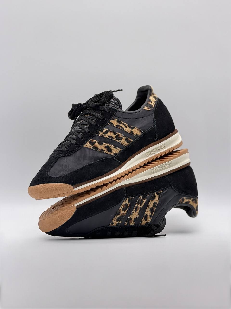 Adidas SL 72 OG Leopard Black  | Marron-Negro |