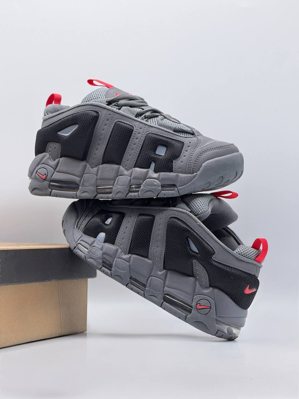 Nike Air More Uptempo  | Gris-Negro |