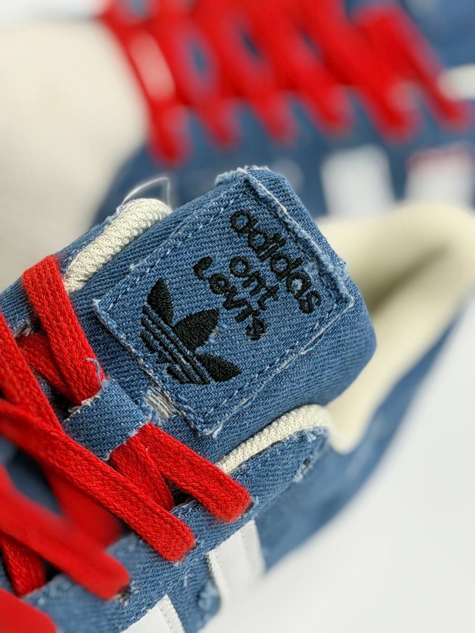 Adidas Super Star x Levis  | Azul-Rojo-Blanco |