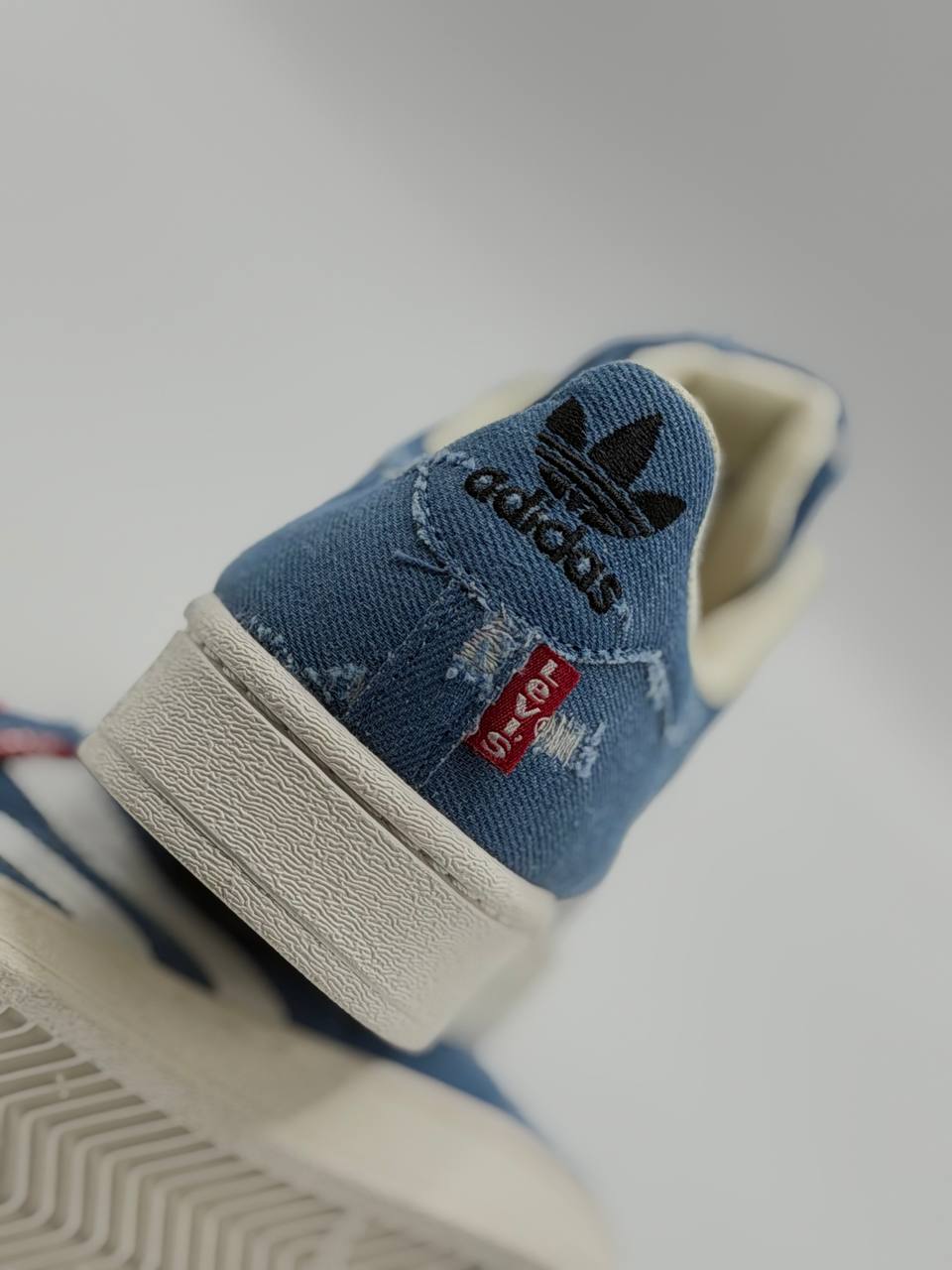 Adidas Super Star x Levis  | Azul-Rojo-Blanco |