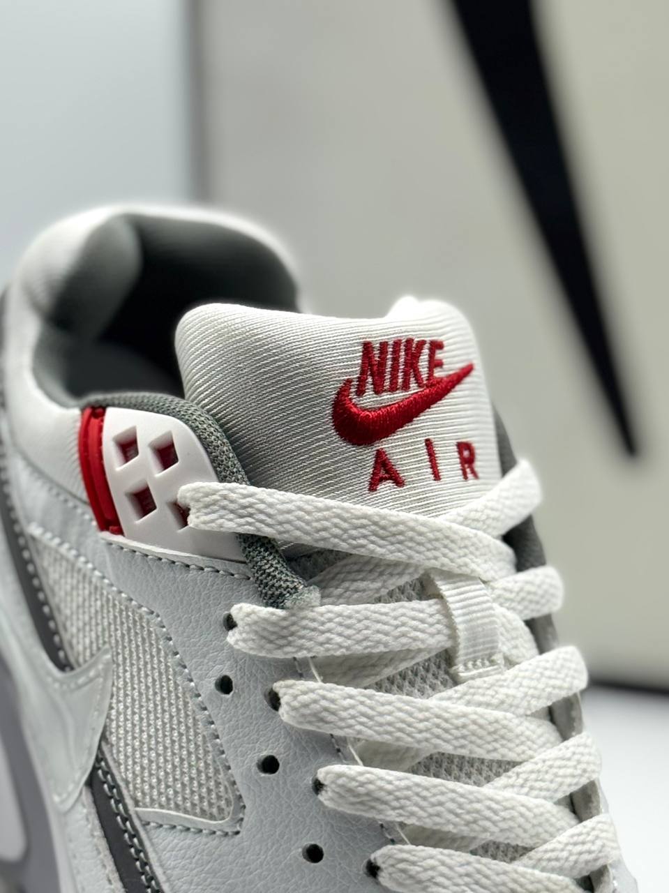 Nike Air Max BW Perian Gray White  | Blanco-Rojo |