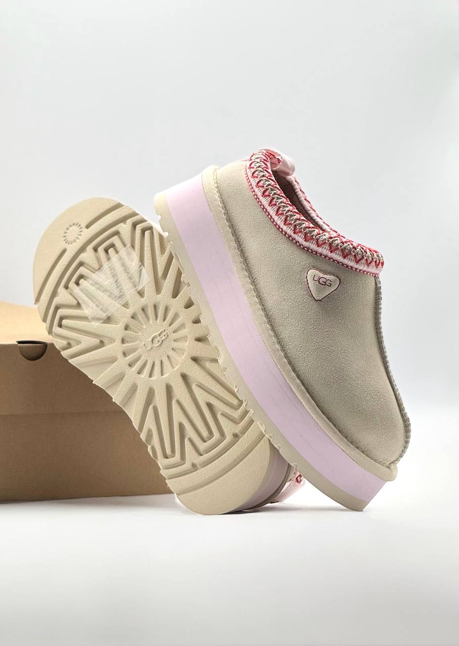UGG Tazz Love '26 Slipper Sea Salt Rosetta'  | Beige-Rosa |