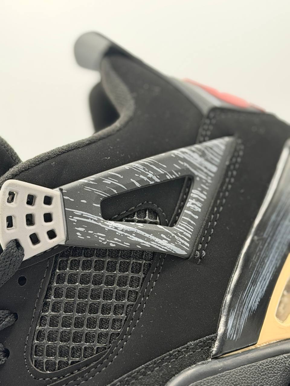 Air Jordan 4 'London'  | Negro-Rojo |