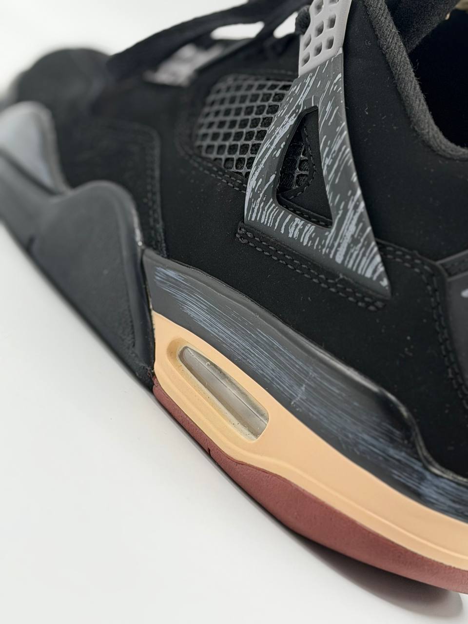 Air Jordan 4 'London'  | Negro-Rojo |
