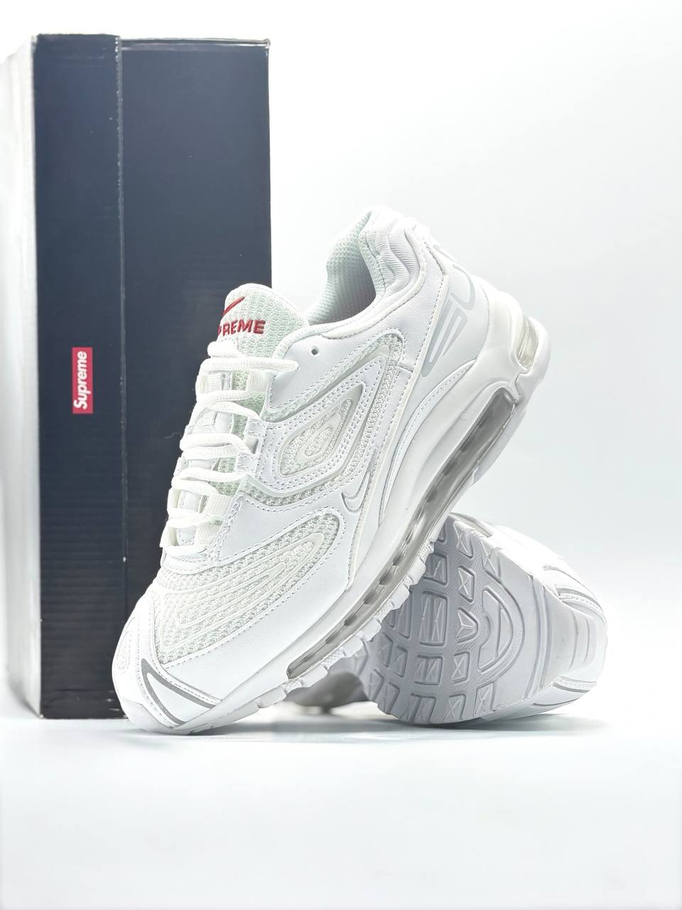 Nike Air Max 98 TL x Supreme 'Triple White' | Blanco |