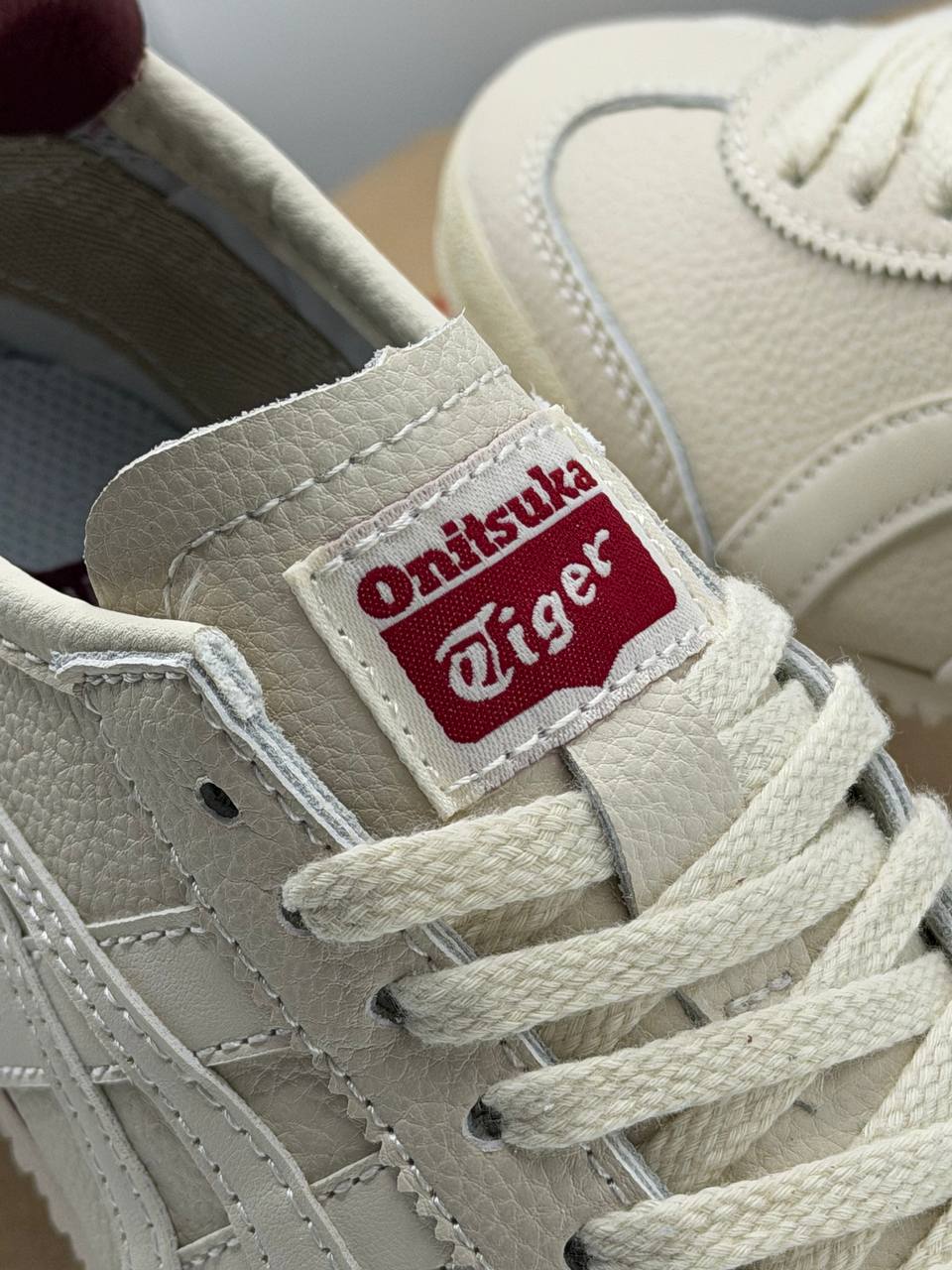 Tiger Onitsuka Mexico 66  | Beige-Rojo |