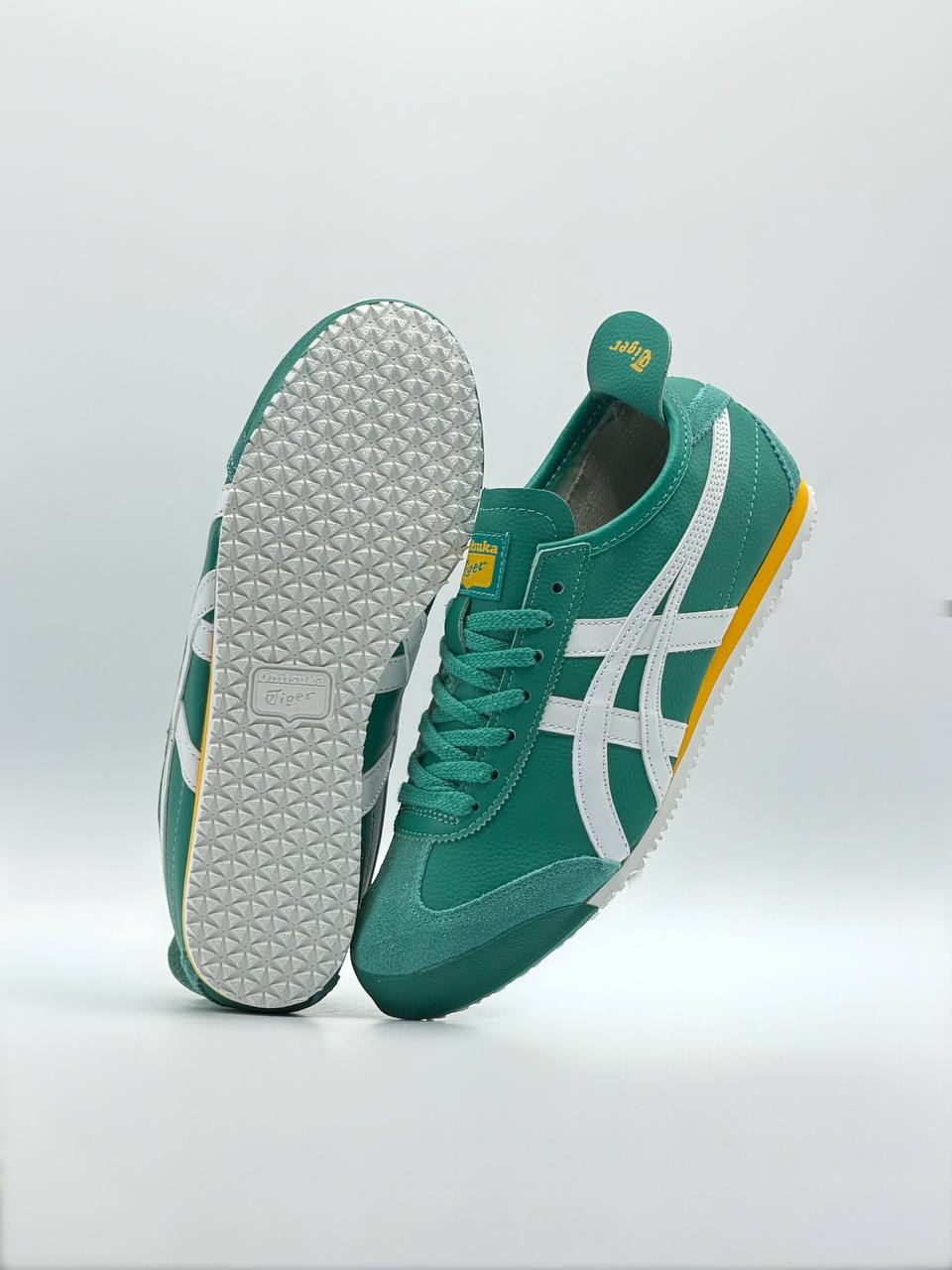 Tiger Onitsuka Mexico 66 Burnt Green | Blanco-Verde |