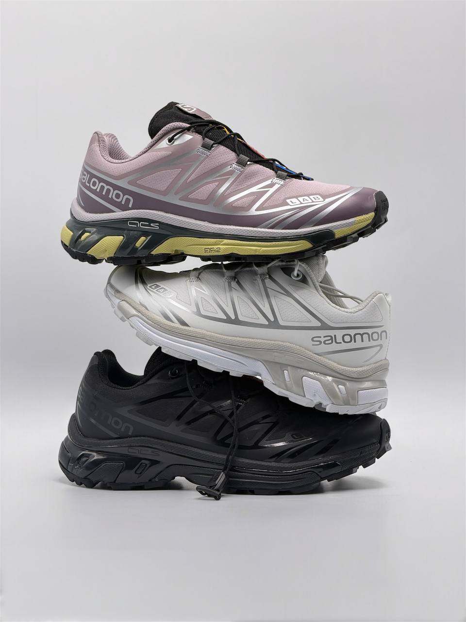 Salomon XT-6 | Blanco-Negro-Purpura |