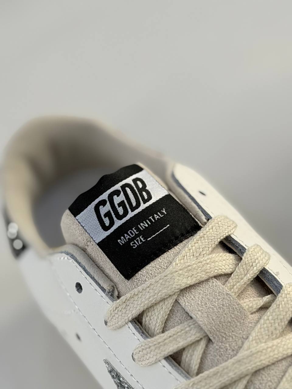 Golden Goose Super-Star  | Blanco-Plateado |