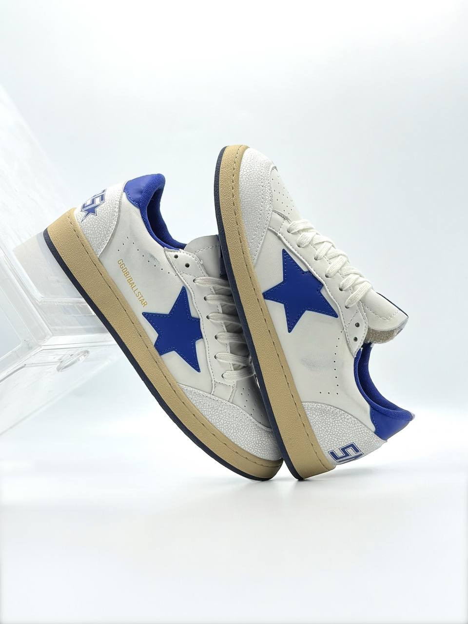 Golden Goose Ball Star  | Blanco-Azul |