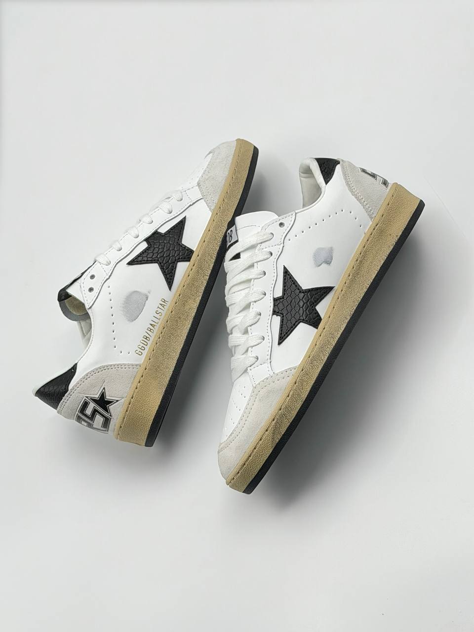 Golden Goose Ball Star | Blanco-Negro |