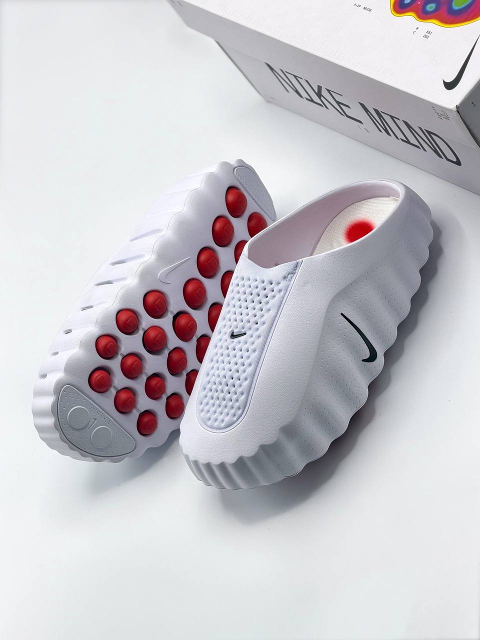 Nike Mind 001 White Speed Red  | Blanco-Rojo |