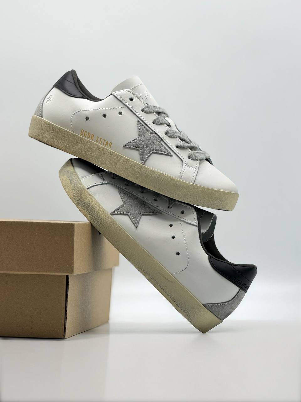 Golden Goose Superstar | Blanco-Gris