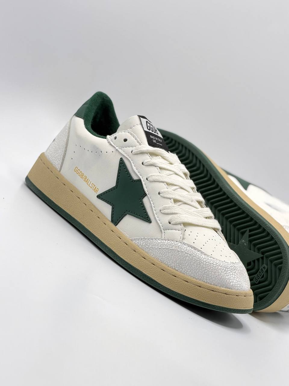 Golden Goose Ball Star | Blanco-Verde
