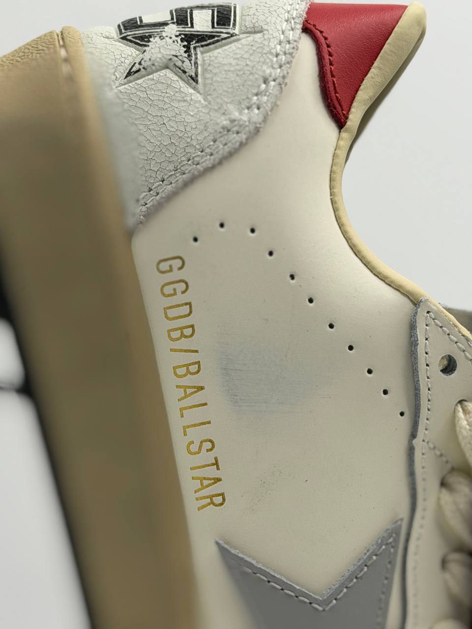 Golden Goose Ball Star | Blanco-Rojo