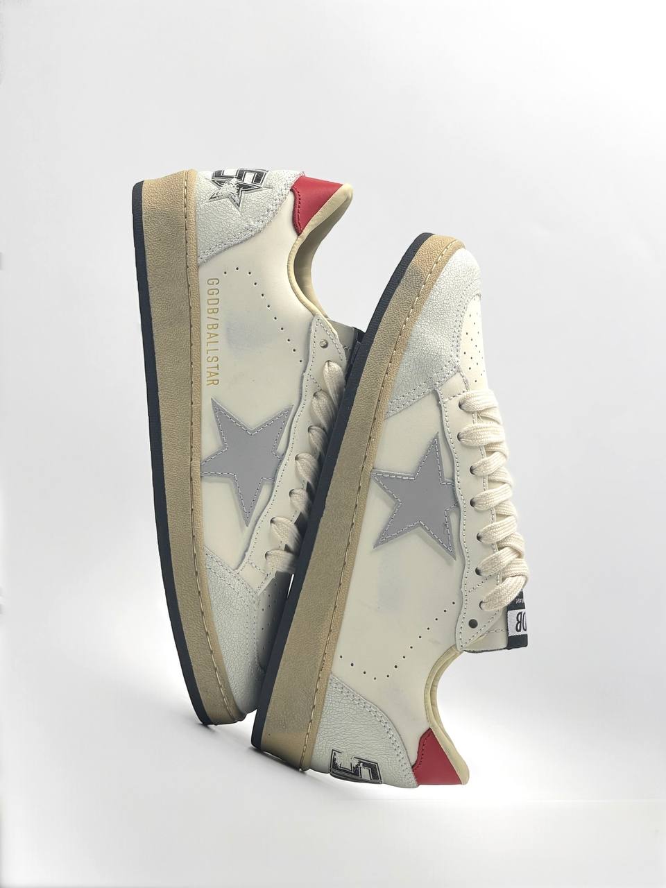 Golden Goose Ball Star | Blanco-Rojo