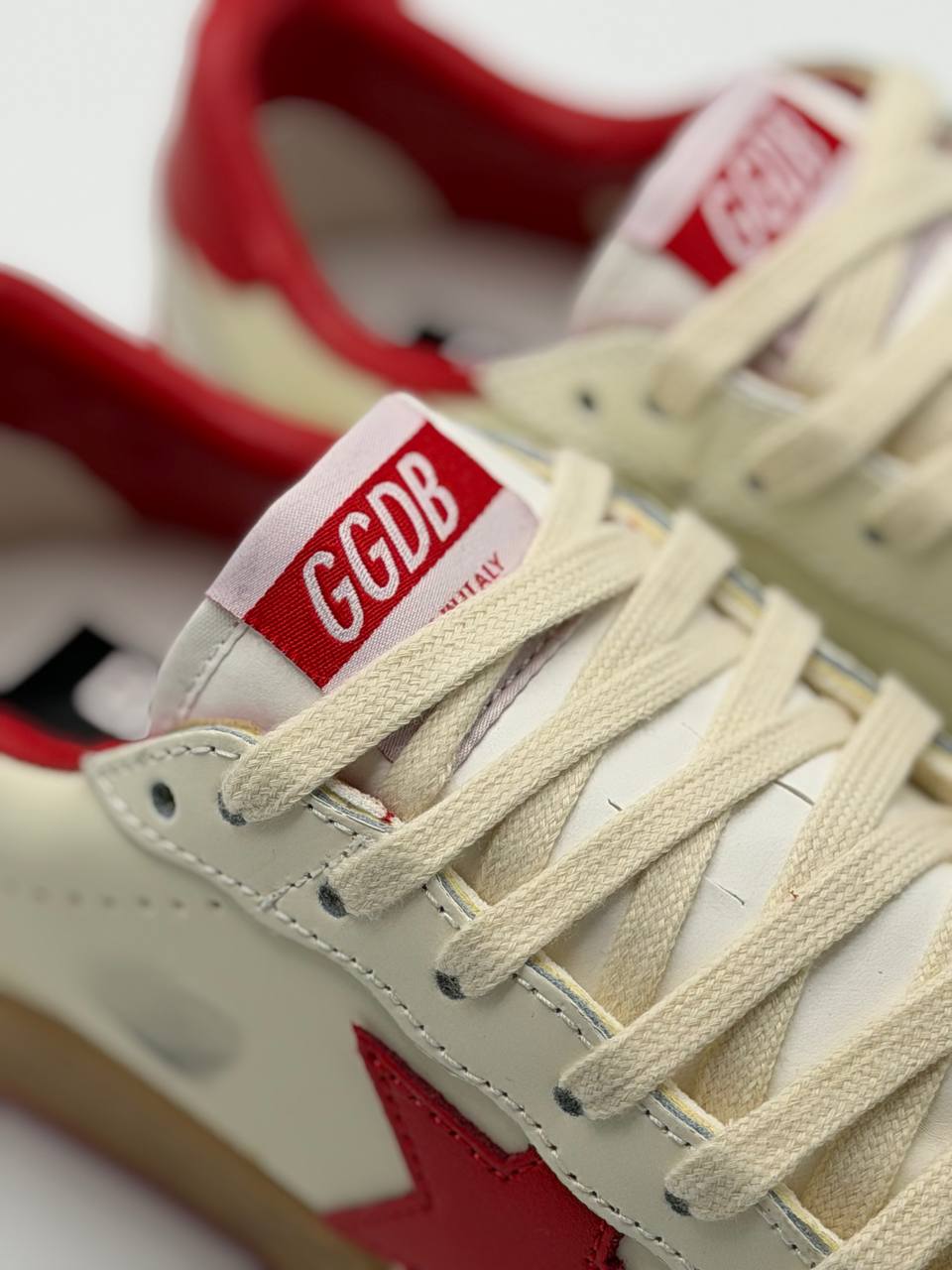 Golden Goose Ball Star | Blanco-Rojo