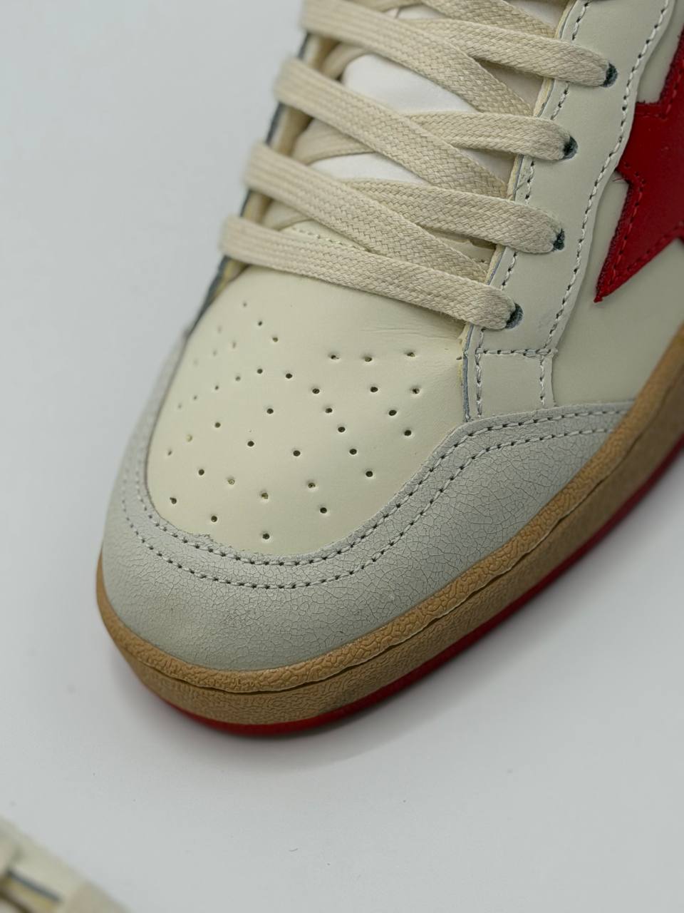 Golden Goose Ball Star | Blanco-Rojo